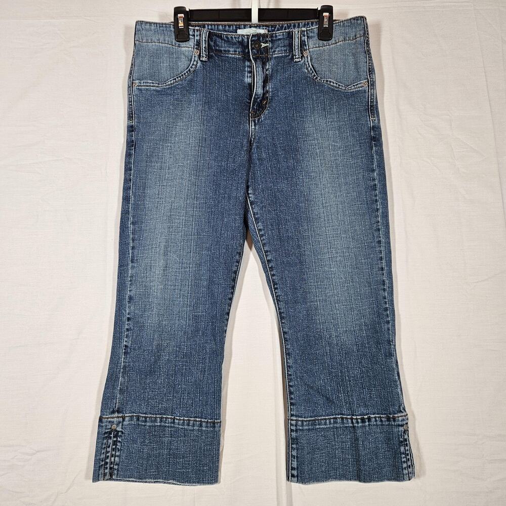 Levi's Women's Mid Wash Blue Flare Wide Leg Jeans